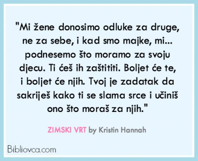 ZIMSKI VRT – Kristin Hannah – Bibliovca